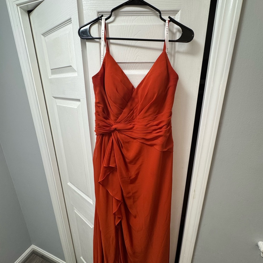 Azazie Paprika Emerald Dress